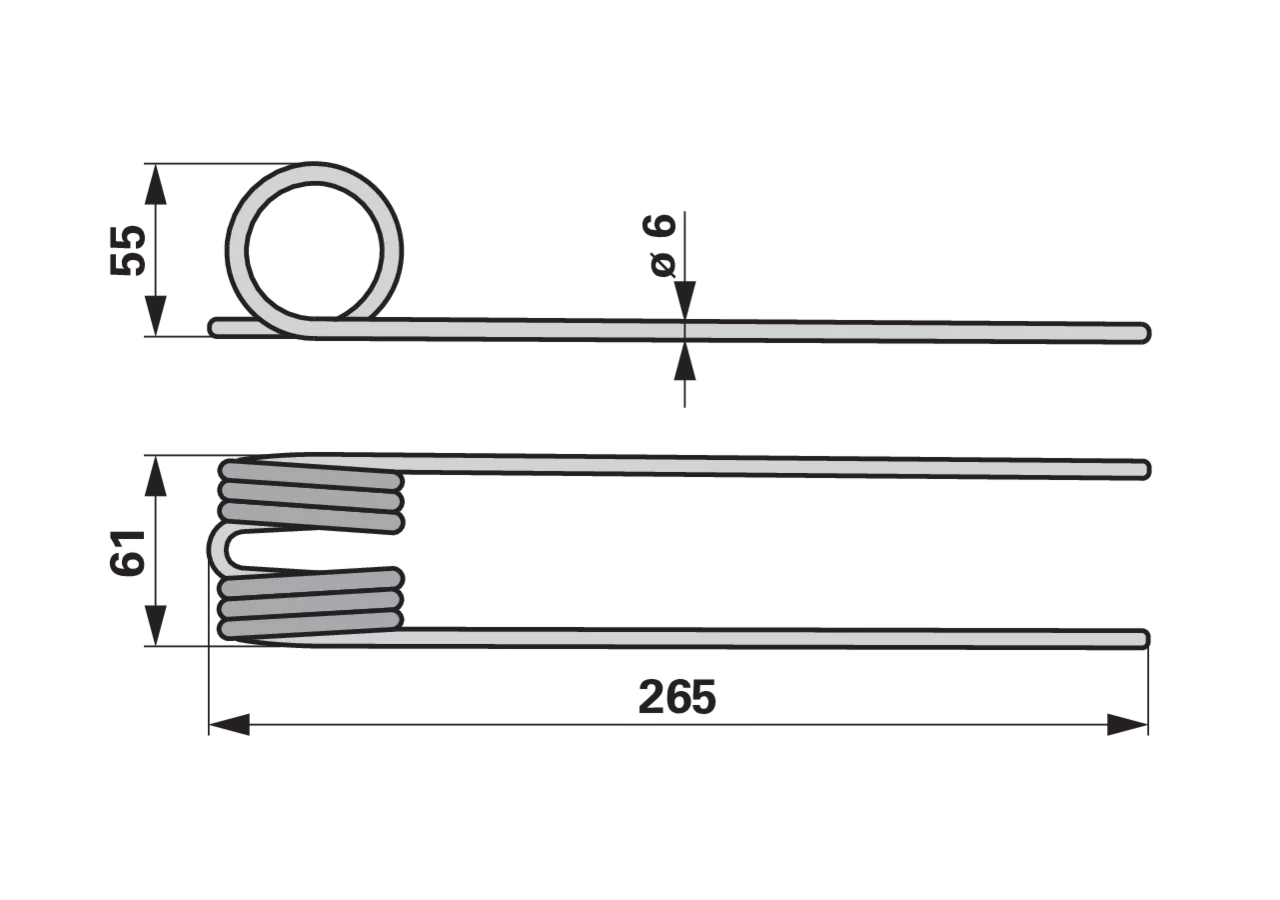 Bandrechenzinke Tiefschwarz – passend für Nussmüller 2047708 GartenShop24