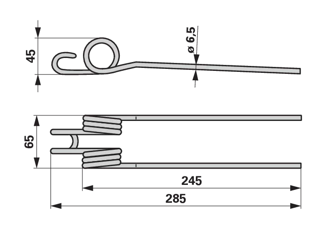Bandrechenzinke Signalweiß, 25 Stück – passend für Reform MKW101122 GartenShop24
