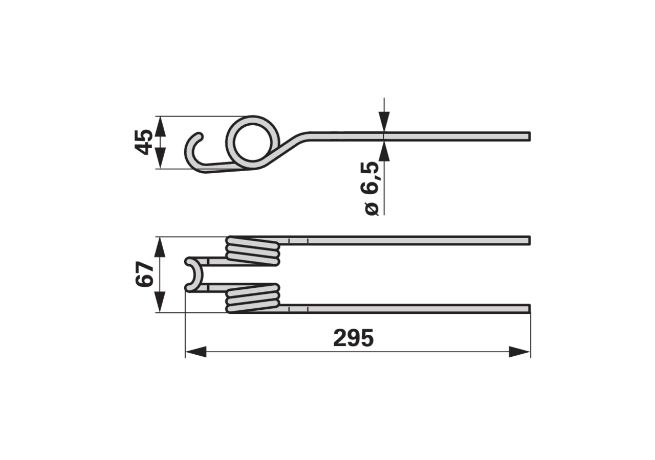 Bandrechenzinke Signalweiß – passend für Reform MKW1215012 GartenShop24