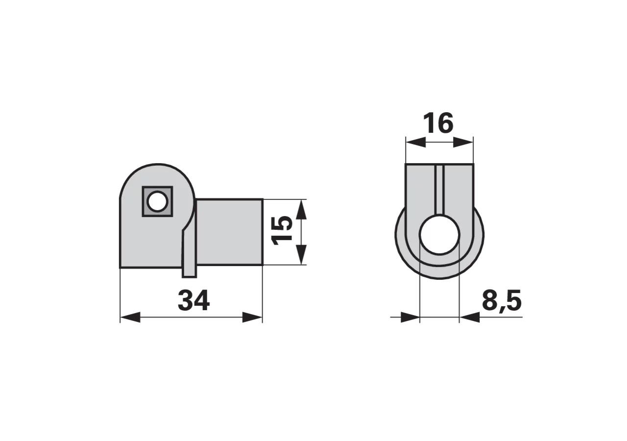 Nylonklemme – passend für Vicon-PZ CZ153 GartenShop24