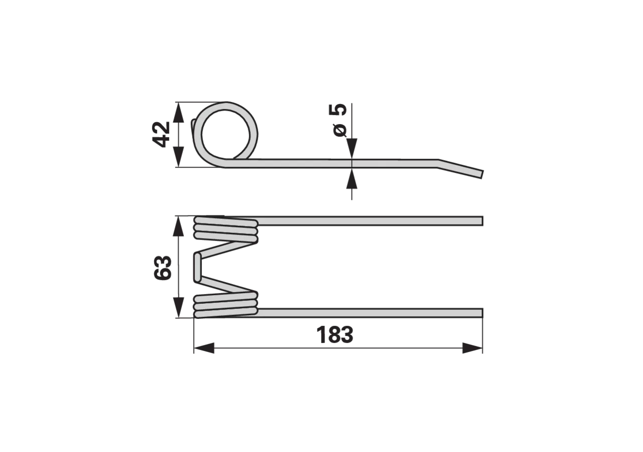 Pick-up-Zinke Blassgrün – passend für Agrar 511.0541 GartenShop24