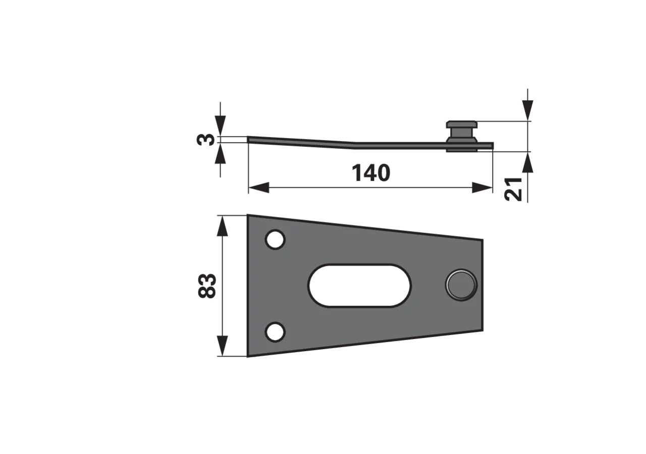 Messerhalter – passend für Deutz-Fahr 06580017 GartenShop24