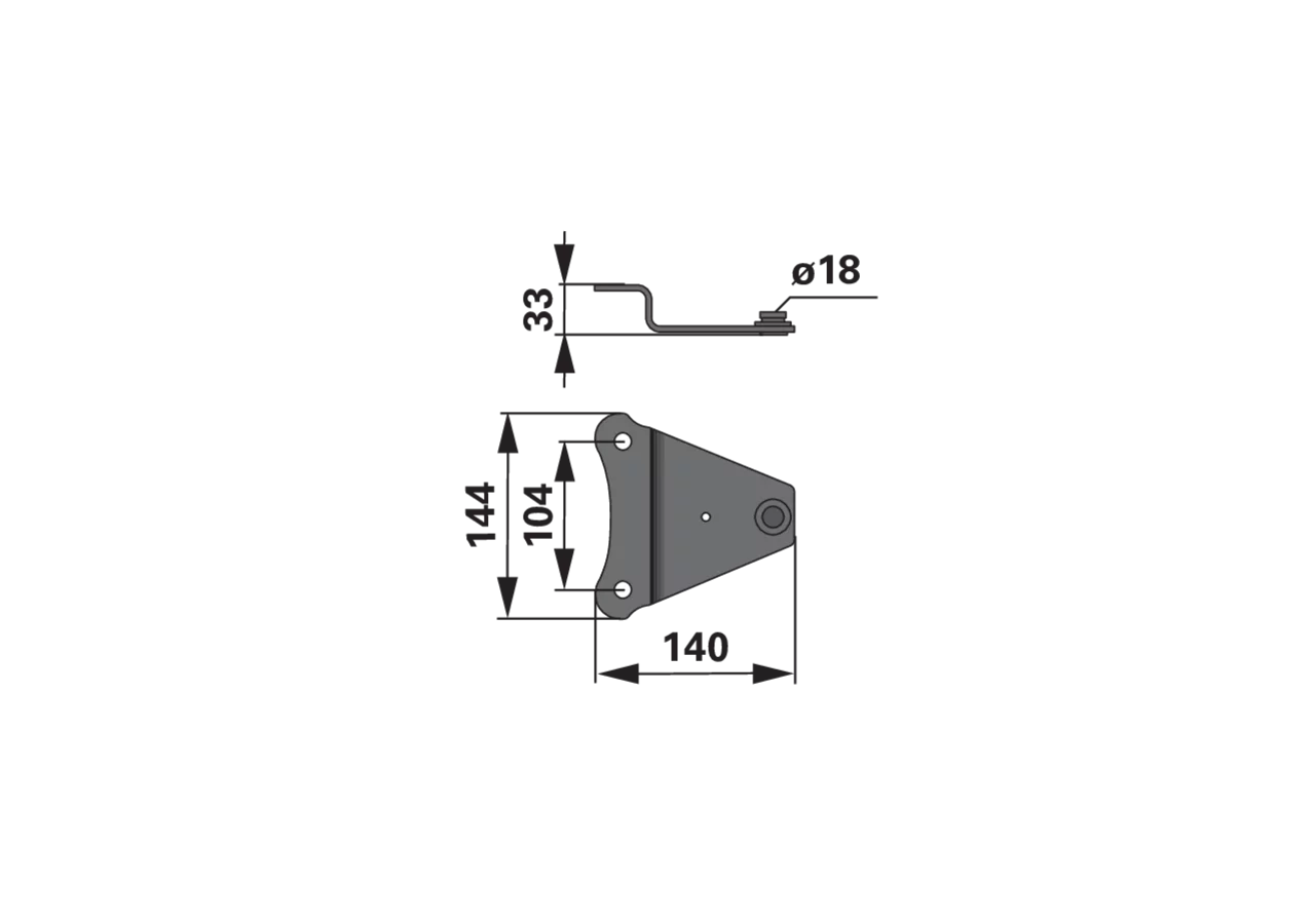 Messerhalter L 140 mm – passend für Niemeyer 570430, 570428 MWS