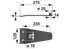 Messerhalter L 275 mm – passend für Vicon-PZ PZ116 GartenShop24
