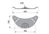 Messerhalter L 225 mm – passend für Krone 145623.1 MWS