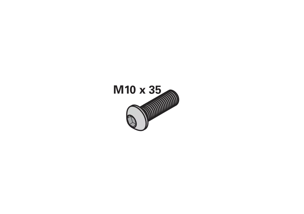 Rundkopfschraube M10 x 35 mm – passend für Rasspe 105035500 GartenShop24