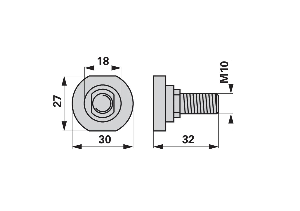 Messerhalterschraube M10 SIP 154005506 SIP