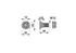 Messerhalterschraube M12 x 35 mm, mit Mutter Pöttinger 119.010 Pöttinger