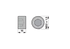 Verschlussschraube M22 x 1,5 x 10 mm, DIN 906 Pöttinger 107.075 Pöttinger