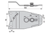 Messerhalter L 183 mm, alte Form – passend für Reform 225.611.277 GartenShop24