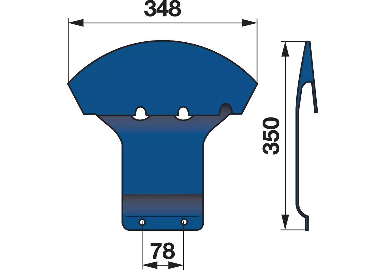 Gleitkufe mitte – passend für BCS 590.31644 GartenShop24
