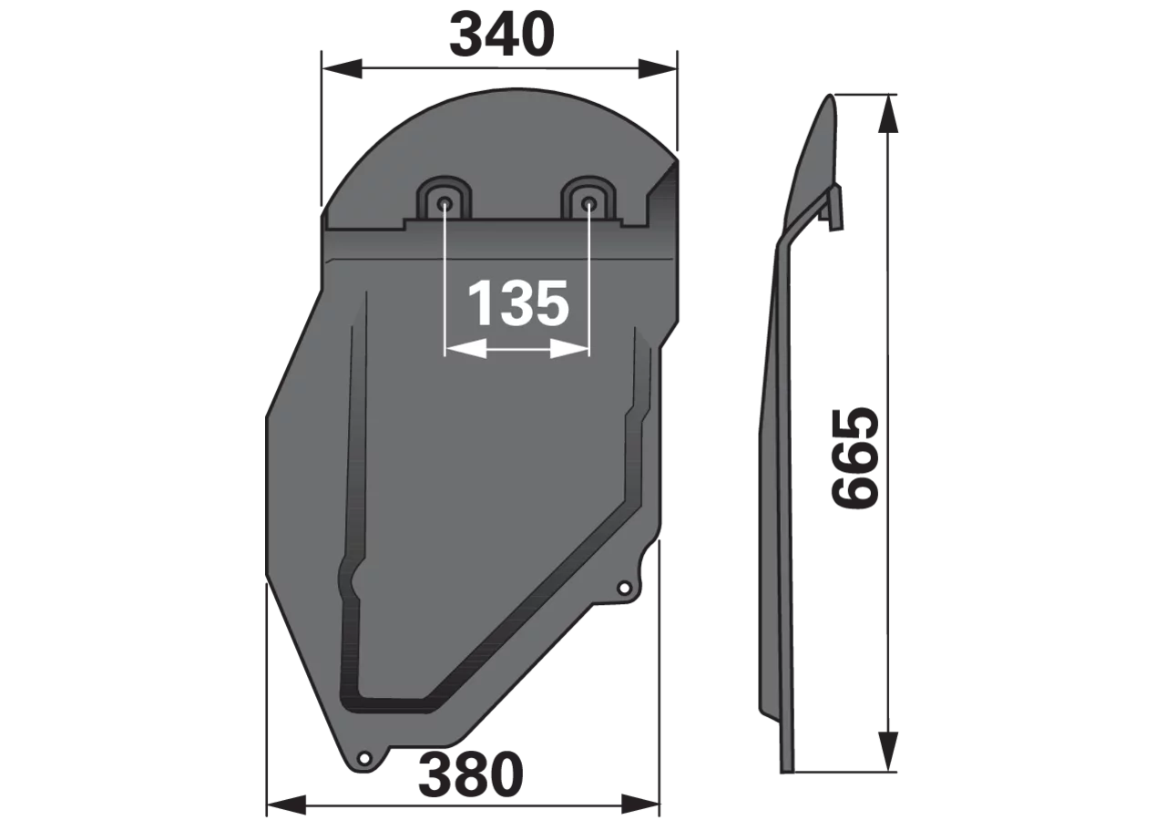 Gleitkufe innen – passend für BCS 590.39685 GartenShop24