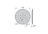 Gleitteller AD 770 mm – passend für Deutz-Fahr 06568486 GartenShop24
