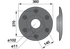 Stützteller AD 360 mm – passend für Deutz-Fahr 06228357 GartenShop24
