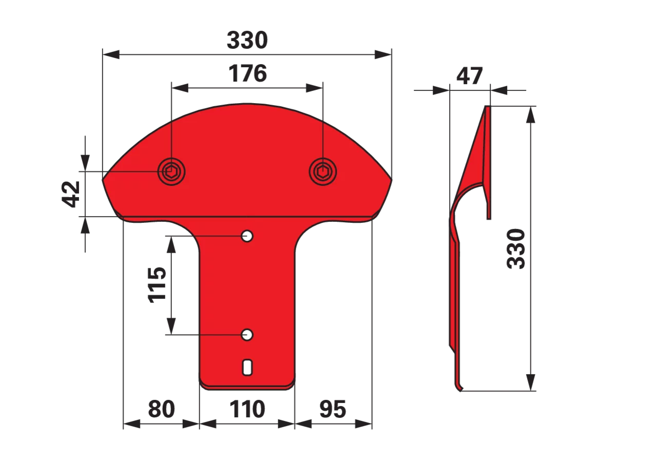 Gleitkufe – passend für Kuhn 56190600 GartenShop24