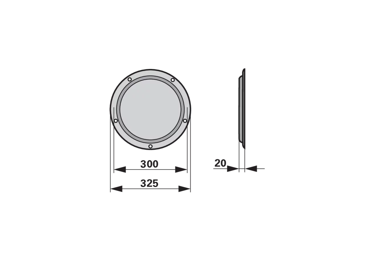 Stützteller AD 325 mm – passend für Vicon-PZ VGDN24KO GartenShop24