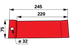 Gleitkufe Stoll 1123250 Stoll