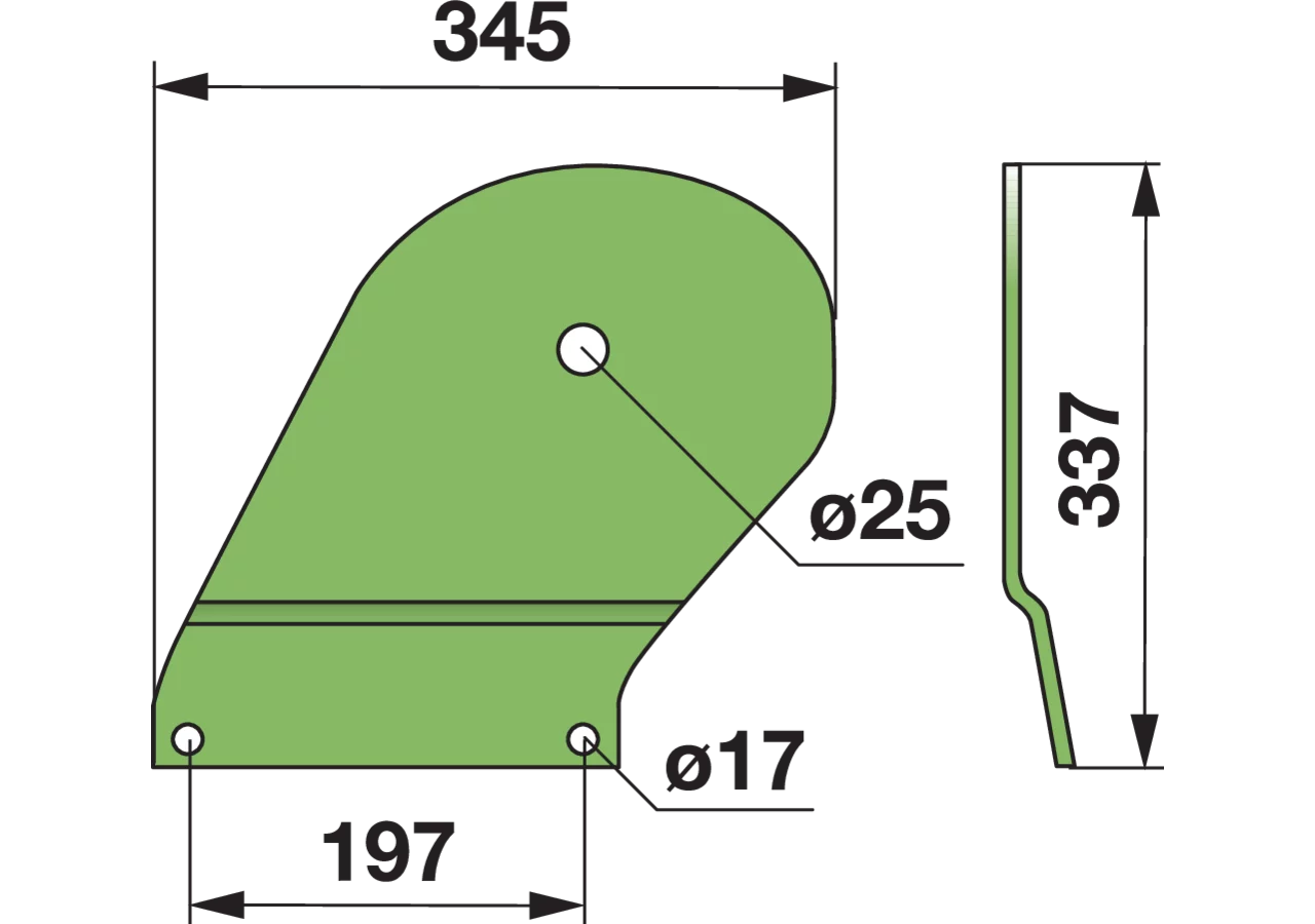 Verschleißblech Krone 139949.0 Krone