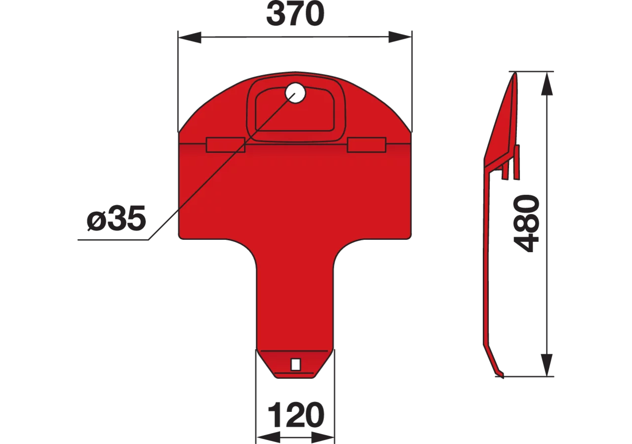 Gleitkufe – passend für Kuhn K6800121 GartenShop24