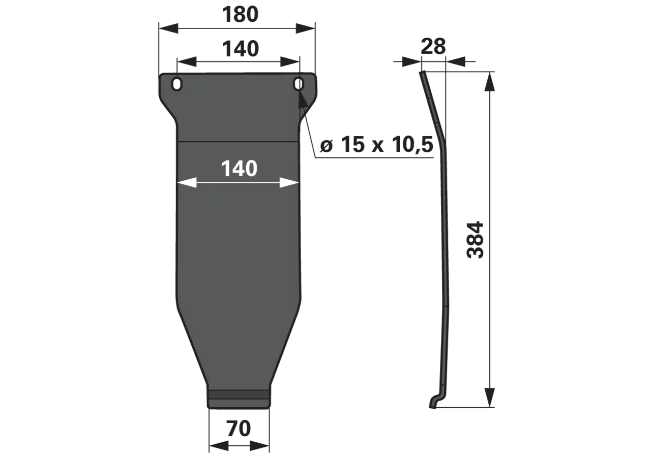 Gleitkufe SIP 766200440 SIP