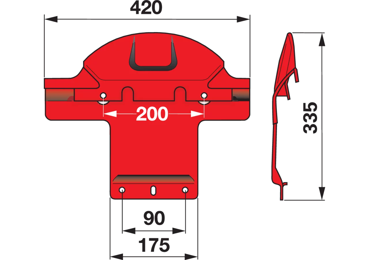 Gleitkufe asymmetrisch – passend für Pöttinger 2520.17.100.0 GartenShop24