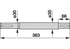 Antriebswelle L 383 mm Deutz-Fahr 06568455 Deutz-Fahr