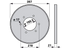 Mähtrommeldeckel AD 397 mm Deutz-Fahr Z1000340 Deutz-Fahr