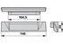 Gegenschneide L 140 mm Pöttinger 620.786 Pöttinger