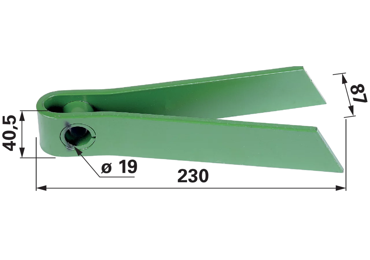 Aufbereiterzinke L 230 mm Krone 253472.0 Krone