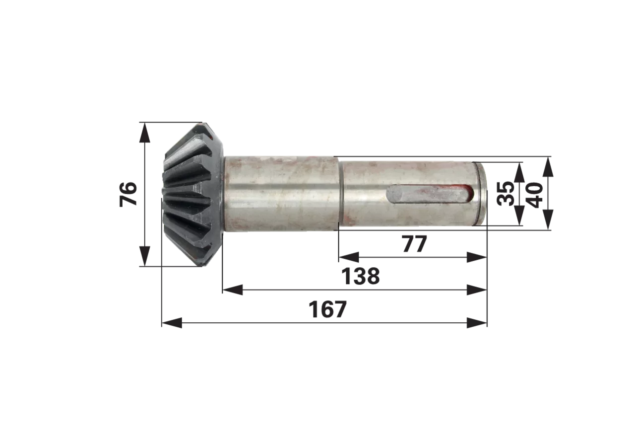 Ritzel 16 Zähne – passend für Krone 145206.3 GartenShop24