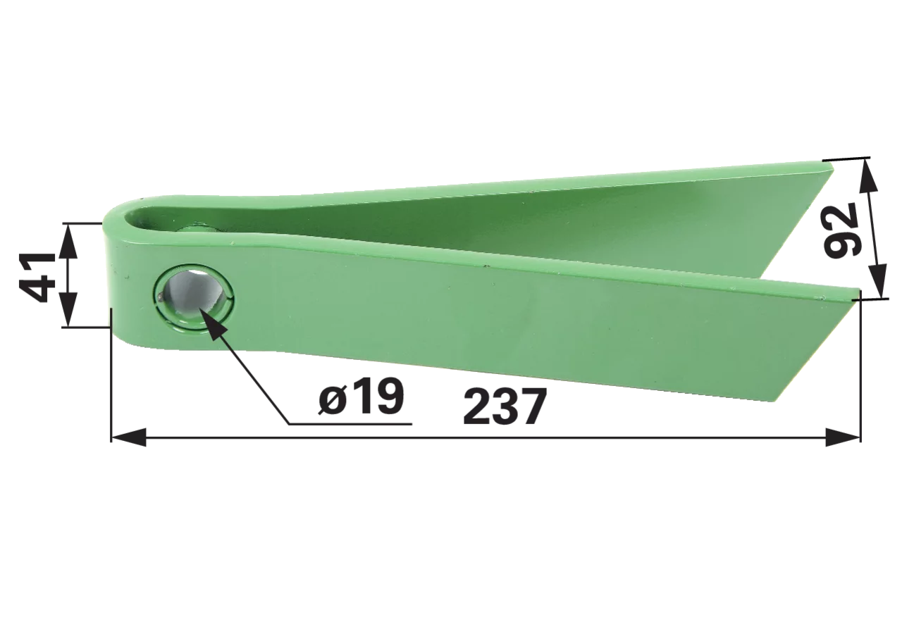 Aufbereiterzinke L 237 mm, innen Krone 255744.0 Krone