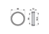 Distanzring alt, AD 60 x ID 50 x B 13 mm – passend für PZ GT65 GartenShop24