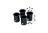 Adapter-Set 4-teilig ID 24 / 25 / 25,4 / 26 mm passend zu Winkelgetriebe 00437882 GartenShop24 - Hochwertige Gartengeräte