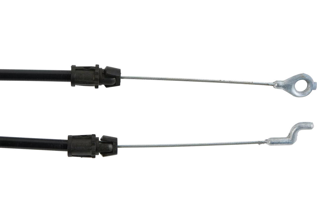 Bremszug L 1235 mm anstelle von GGP, Castel Garden 81000624 – Mit Anschlussteile: Öse und Z-Form GartenShop24 - Hochwertige Gartengeräte