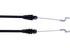 Kupplungszug L 1213 mm Mit Anschlussteile: Z-Form anstelle von MTD 7460554 GartenShop24 - Hochwertige Gartengeräte