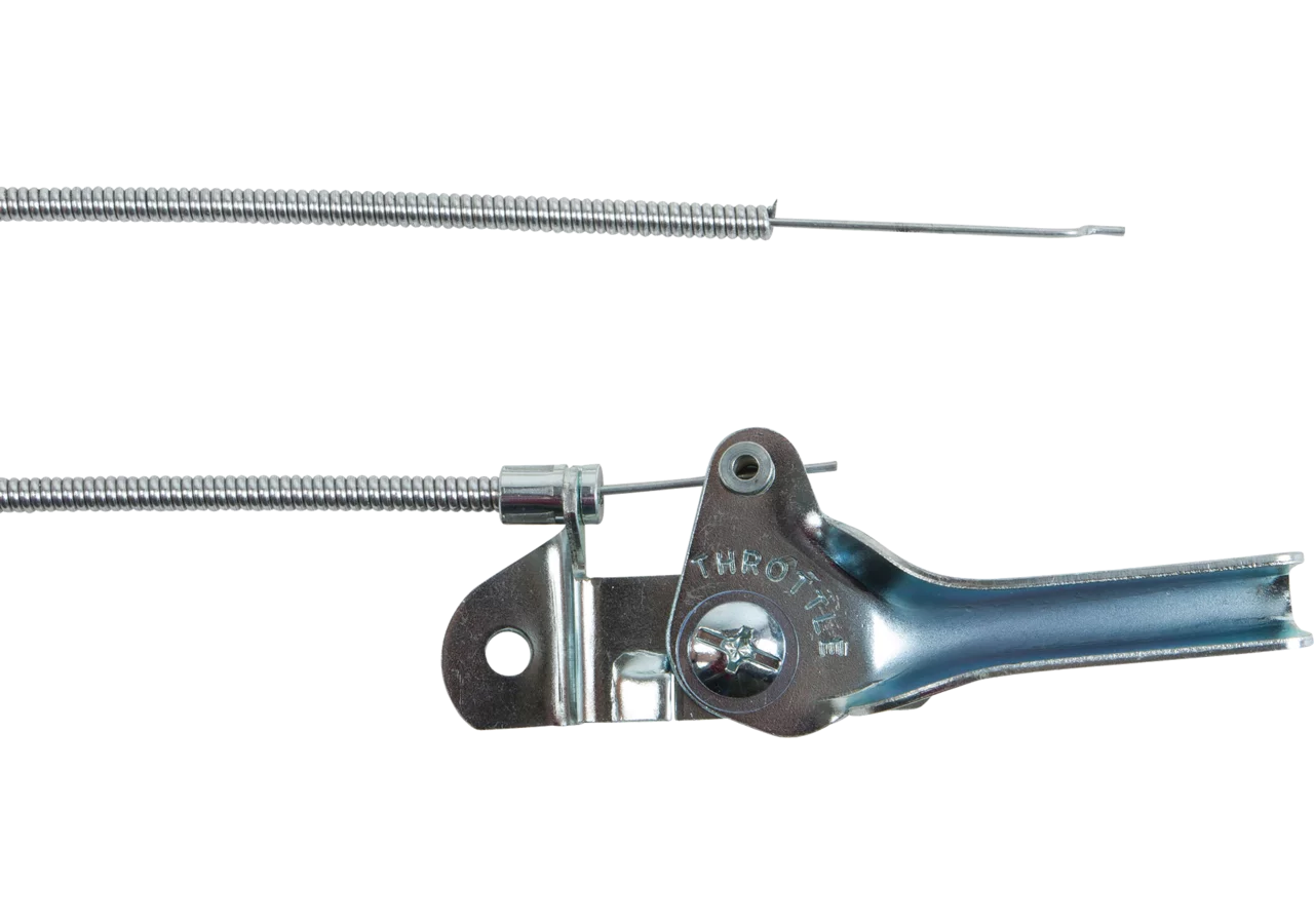 Gaszug universal L 1910 mm – Mit Anschlussteile: Hebel und Z-Form GartenShop24 - Hochwertige Gartengeräte