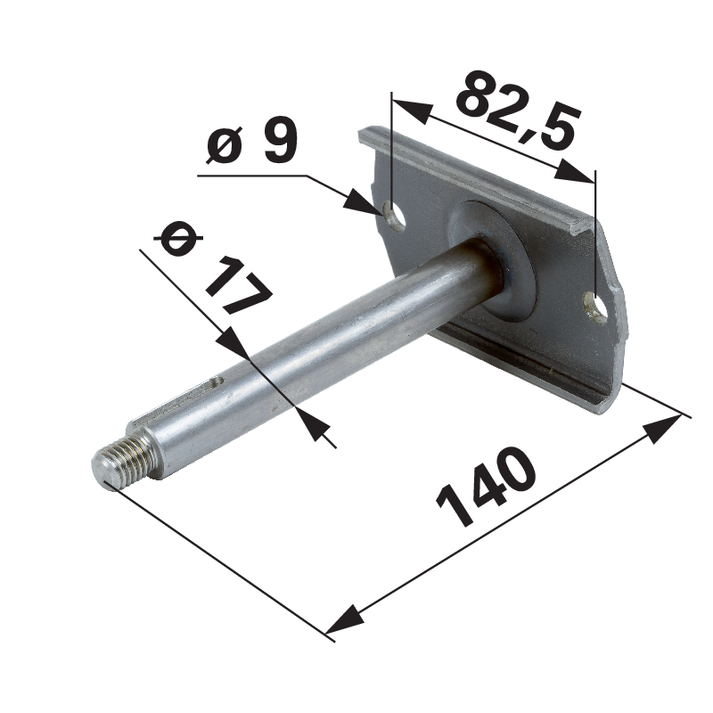 Stiga Messerwelle L 140 mm 1134505204 Stiga