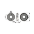 Husqvarna Messerhalter ID 20 mm 544064901 Husqvarna