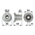 Stiga Messerhalter 1111140801 22,2 mm – Original-Ersatzteil für Multiclip und Turbo Rasenmäher