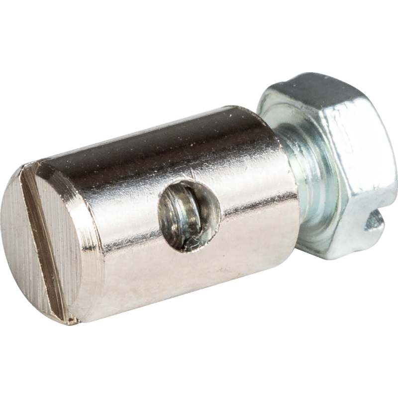 Schraubnippel ID 2,5 mm AD 6 mm L 9 mm – Sechskantschraube, 10 Stück