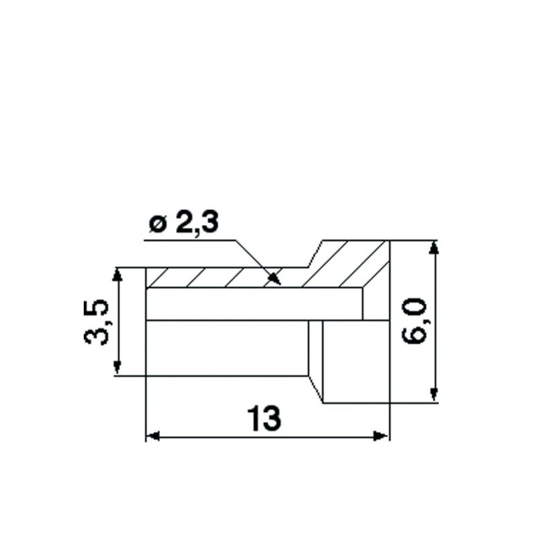 Lötnippel ID 2,3 mm, L 13 mm, 10 Stück GartenShop24 - Hochwertige Gartengeräte