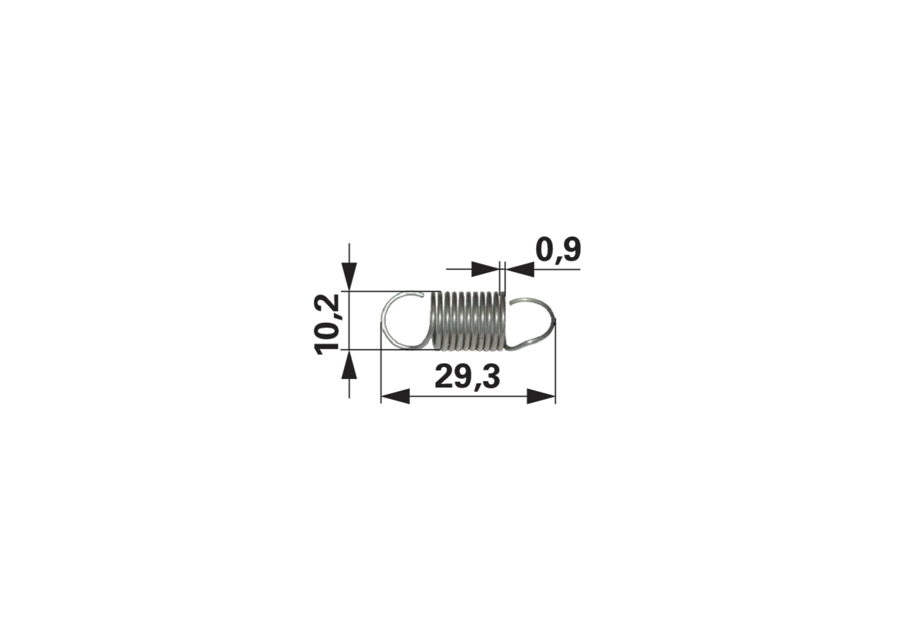 Reglerfeder L 29,3 mm – Ersatz für Briggs & Stratton 260695, 692208 GartenShop24 - Hochwertige Gartengeräte