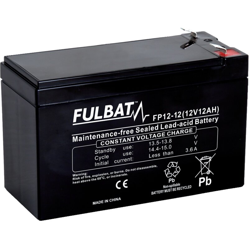 Batterie 12 V, 12 Ah GartenShop24 - Hochwertige Gartengeräte