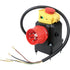 Stoppschalter 700 mm Kabel 3-phasig Holzspalter mit Schukokragenstecker und Phasenwender