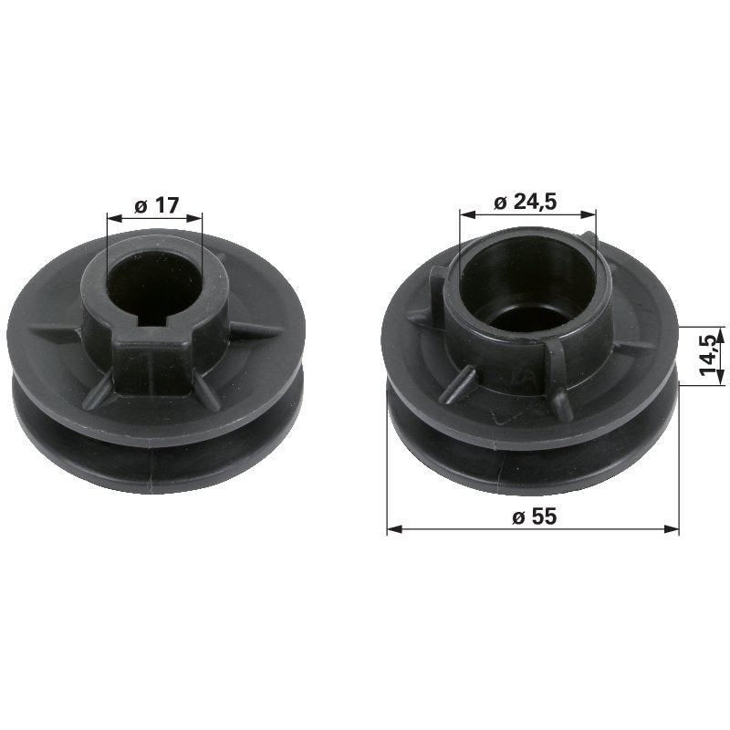 Keilriemenscheibe GGP 226019100 – Original-Ersatzteil für Elektromäher CL430TR