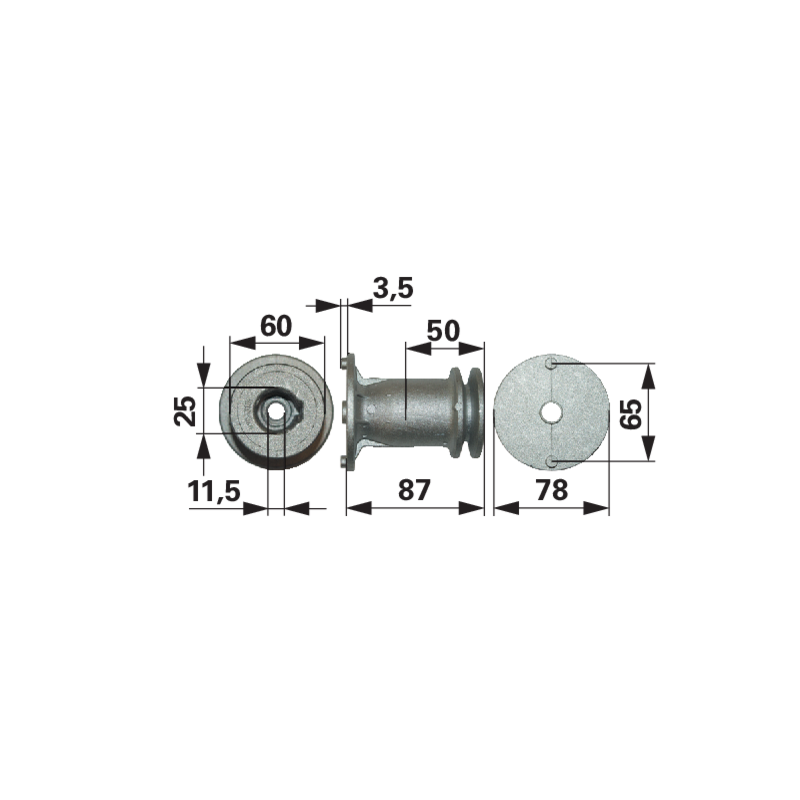 Ibea Messerhalter ID 25 mm 3040101 Ibea