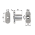 MTD Messerhalter ID 22,2 mm 7480377 – Messerhalter mit 4-Stern ID 22 MTD