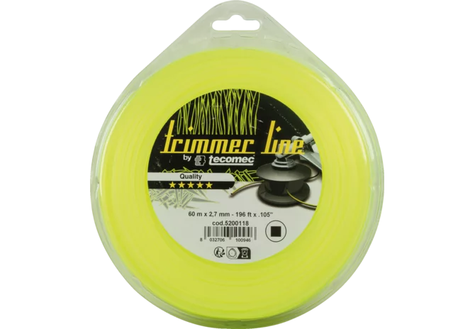 Mähfaden 4-Kant Flex-Line AD 2,7 mm x L 60 m GartenShop24 - Hochwertige Gartengeräte