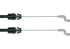 Bremszug L 1180 mm passend für MTD 7460500 – Mit Anschlussteile: Z-Form GartenShop24 - Hochwertige Gartengeräte