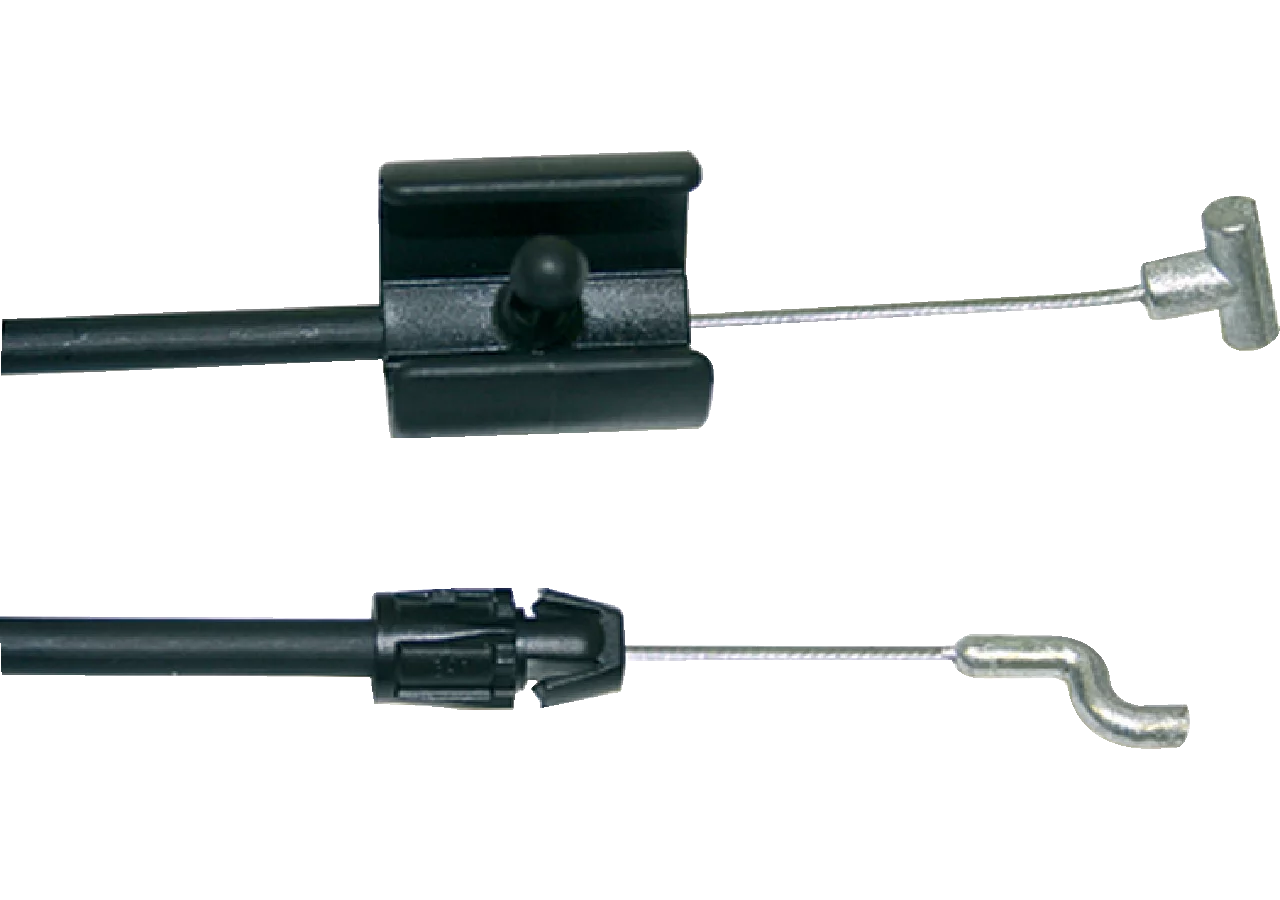 Bremszug L 1256 mm anstelle von Murray 1101360 – Mit Nippel und Z-Form GartenShop24 - Hochwertige Gartengeräte